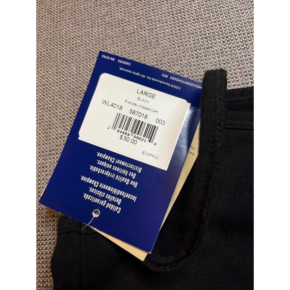 NWT Champion Everyday Cropped Top Cami Y2K Sporty Streetwear Basic Layering L - Picture 6 of 9